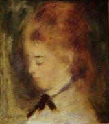 Pierre-Auguste Renoir Retrato de mujer France oil painting artist